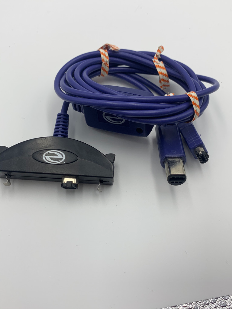 Gameboy Advance Link Cable GBA to GBA and GBA to GC S brand Purple/Black - Gamecube