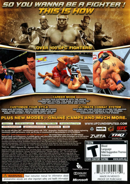 UFC 2010: Undisputed - Xbox 360