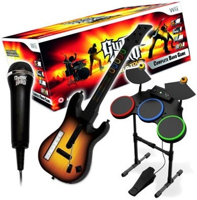 Guitar Hero World Tour Complete Band Game - Wii