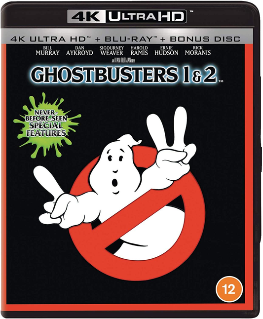 Ghostbusters 1 & 2 Limited Edition - 4K Blu-ray Comedy VAR PG