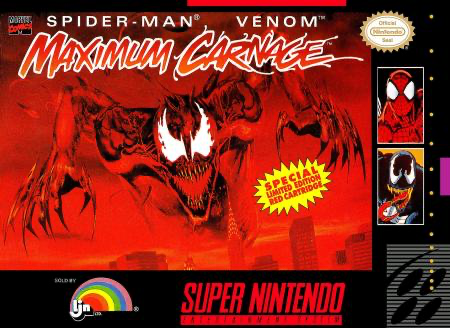 Spider-Man Venom: Maximum Carnage (Red Cartridge) - SNES