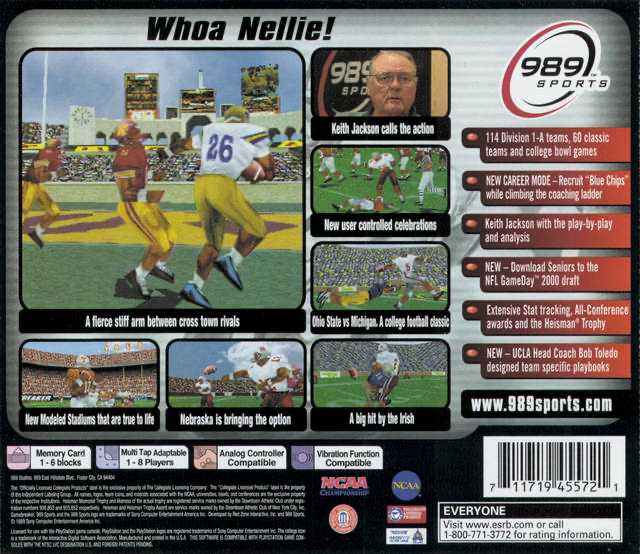 NCAA GameBreaker 2000 - PS1