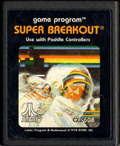 Super Breakout (Picture Label) - Atari 2600