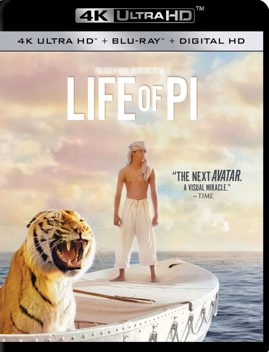 Life Of Pi - 4K Blu-ray Action/Adventure 2012 PG
