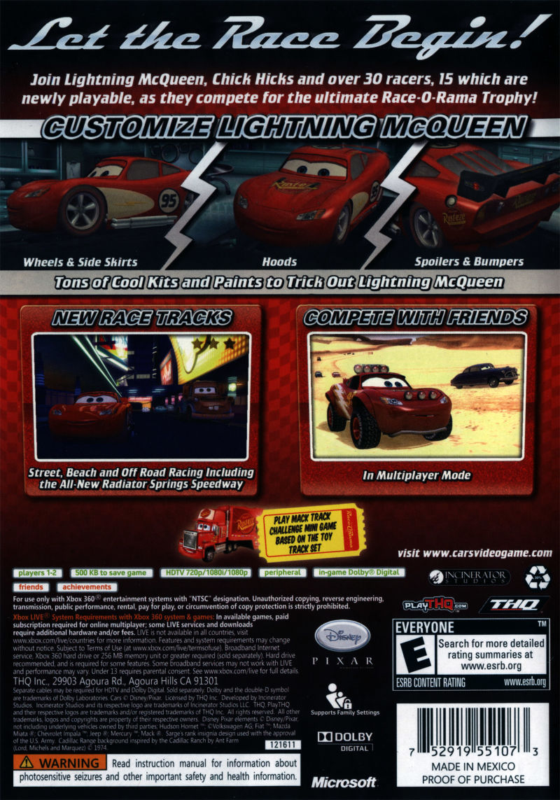 Cars Race-O-Rama - PS2