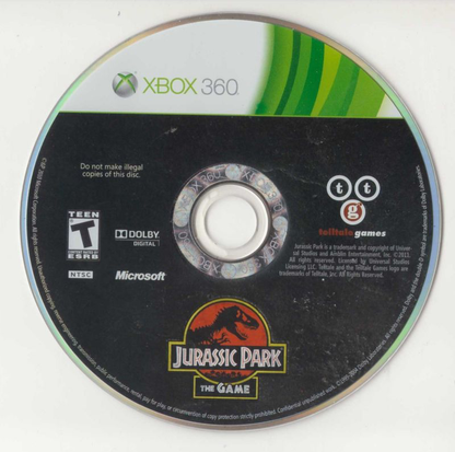 Jurassic Park: The Game (Xbox 360) - The Game Hoard
