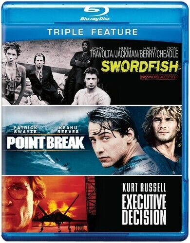 Executive Decision / Point Break (Blu-ray) / Swordfish (Blu-ray) - Blu-ray Action/Adventure VAR R