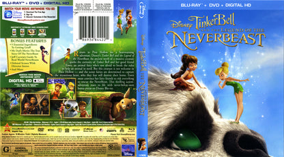 Tinker Bell And The Legend Of The NeverBeast - Blu-ray Animation 2014 NR